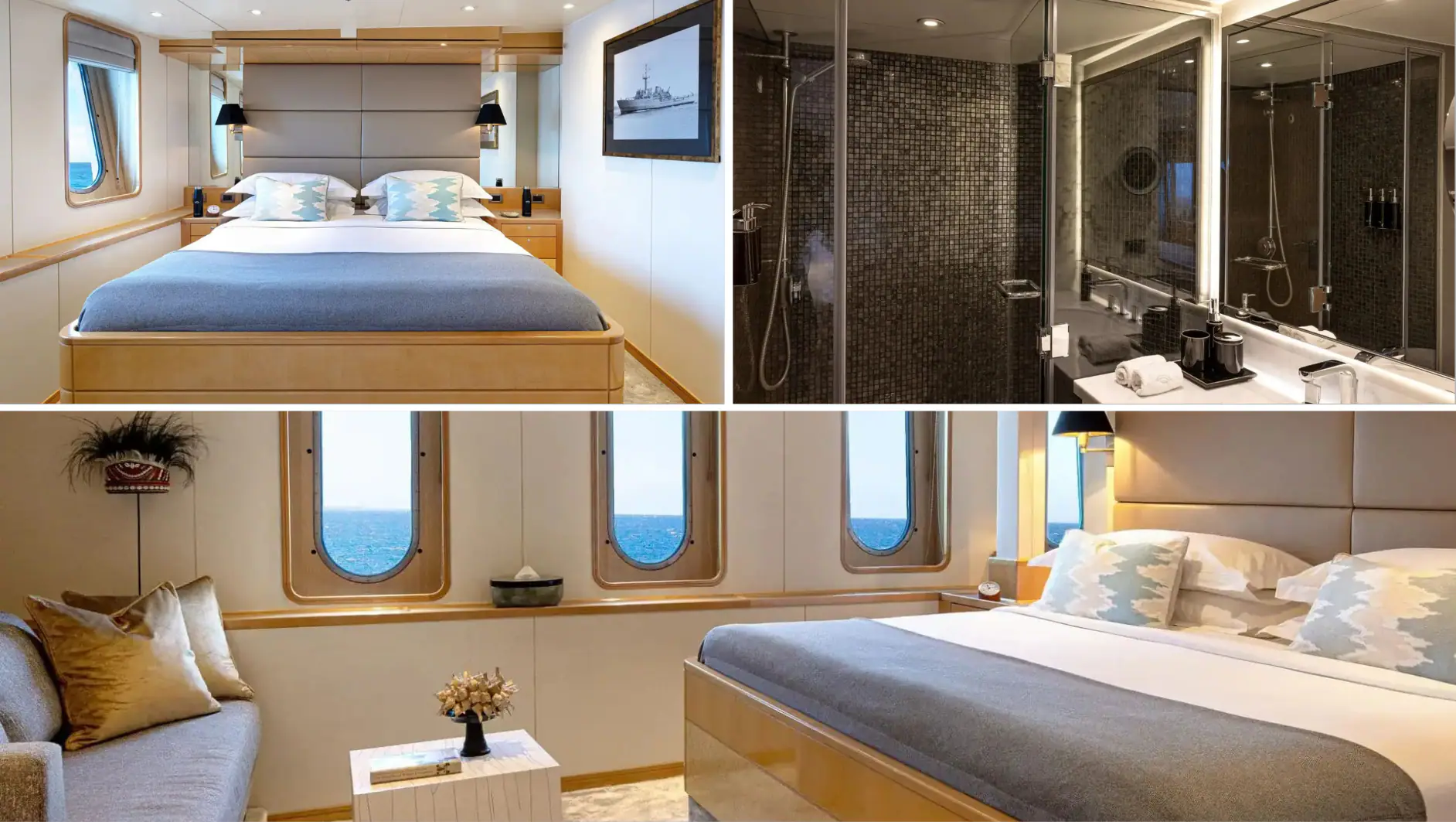 Category II Suites Aqua Blu yacht charter